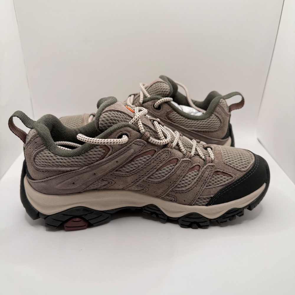 Merrell Woman's Moab 3 Falcon Tan Leather Waterproof Hiking Shoe- Size 7 - Picture 6 of 8